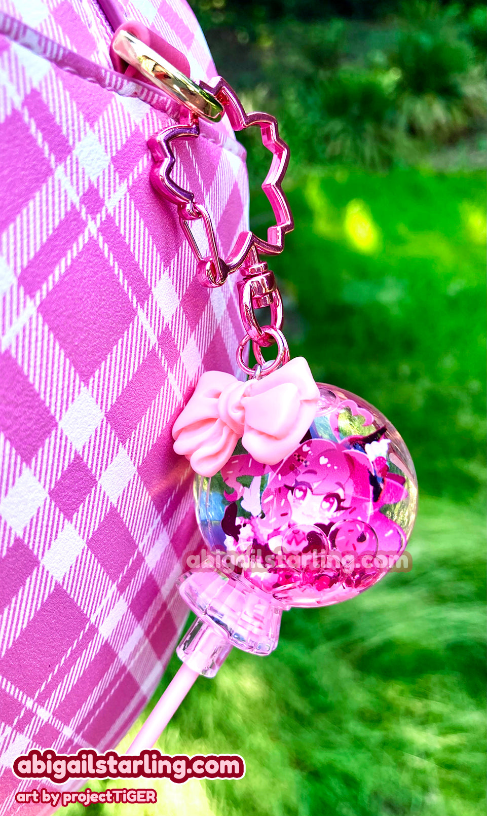 Sakura Berry Lollipop Keychain