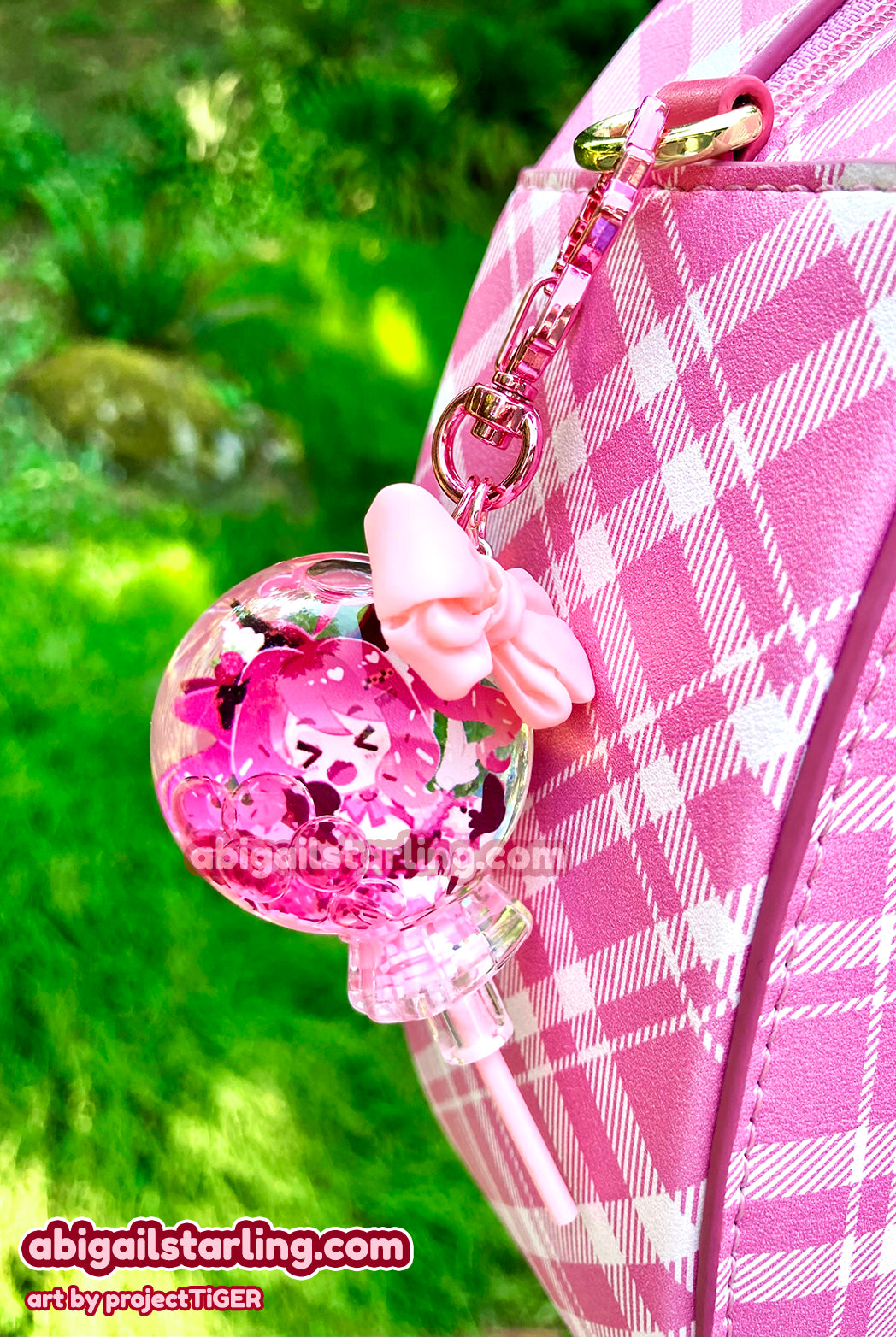 Sakura Berry Lollipop Keychain