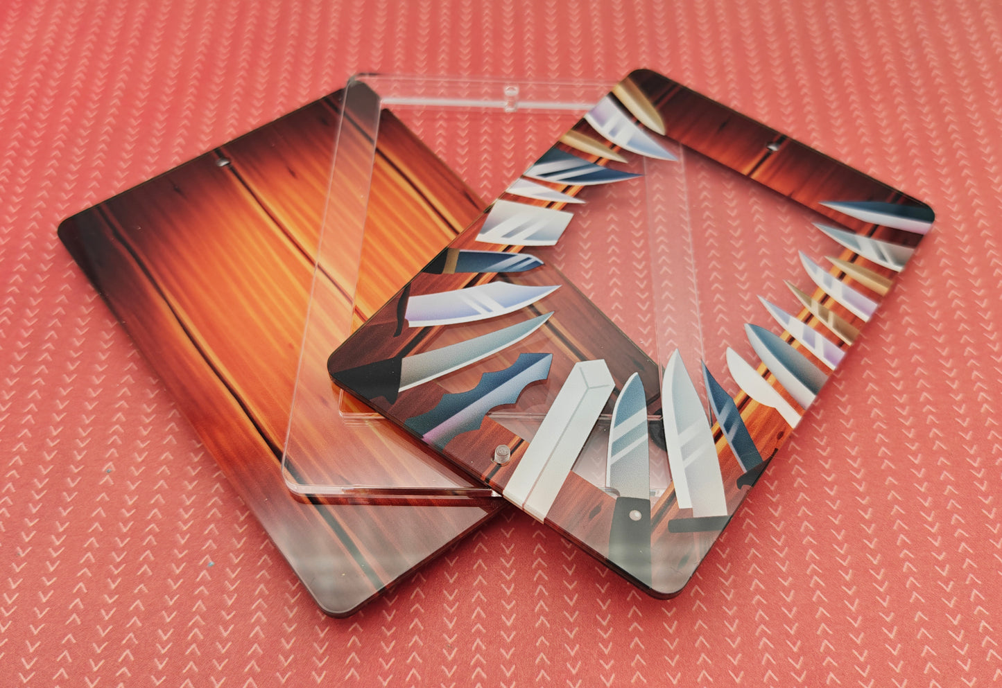Knives Photo Card Holder