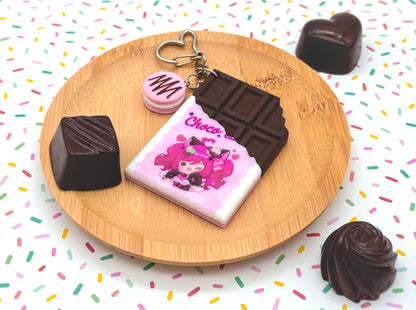 Berry Mont Blanc Chocolate Keychain