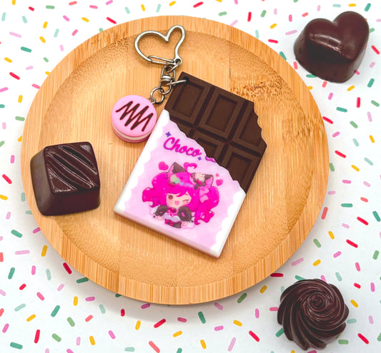 Berry Mont Blanc Chocolate Keychain