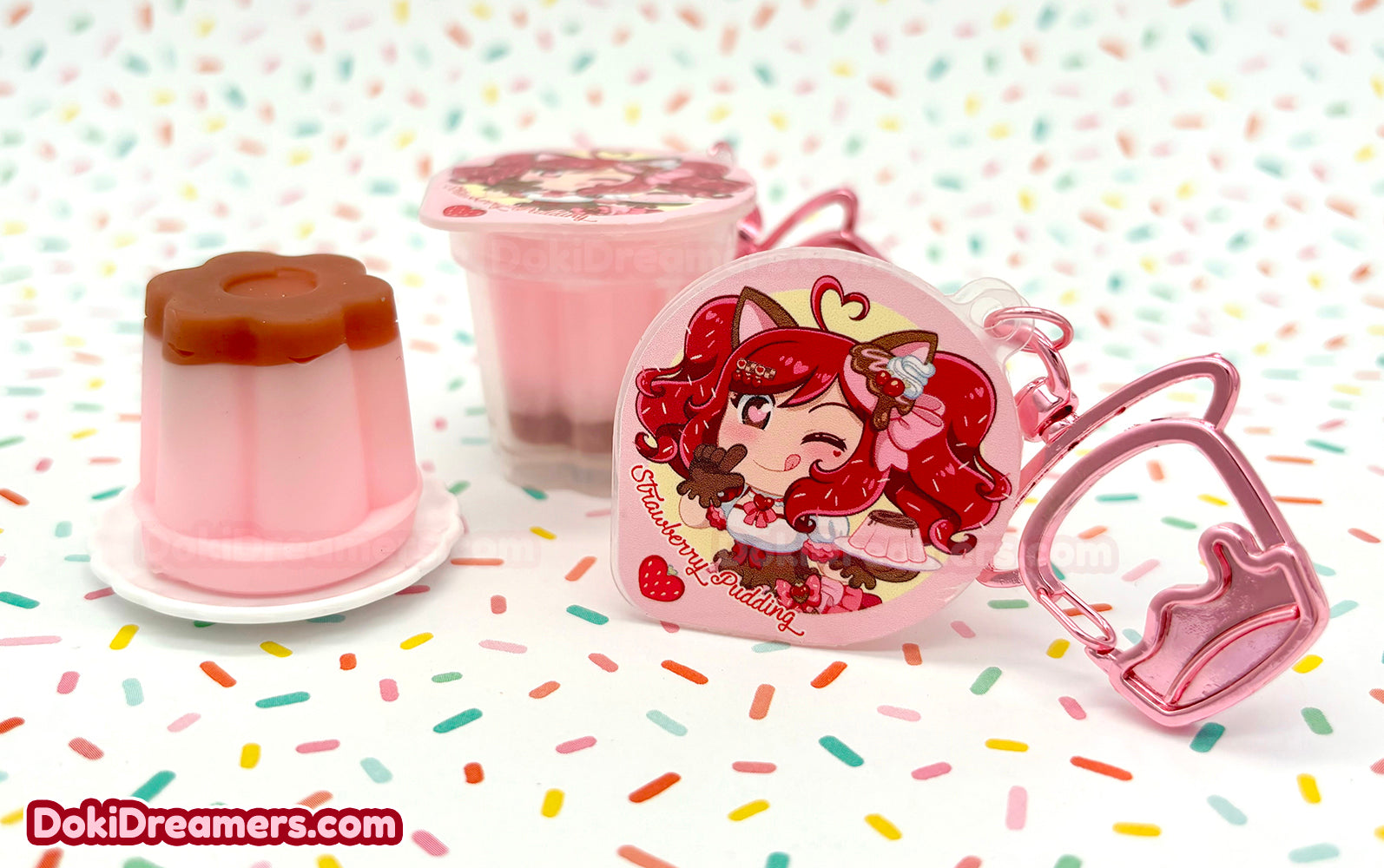 Berry Pudding Keychain – Doki Dreamers