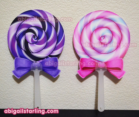 Lollipop Hand Fan