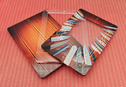 Knives Photo Card Holder