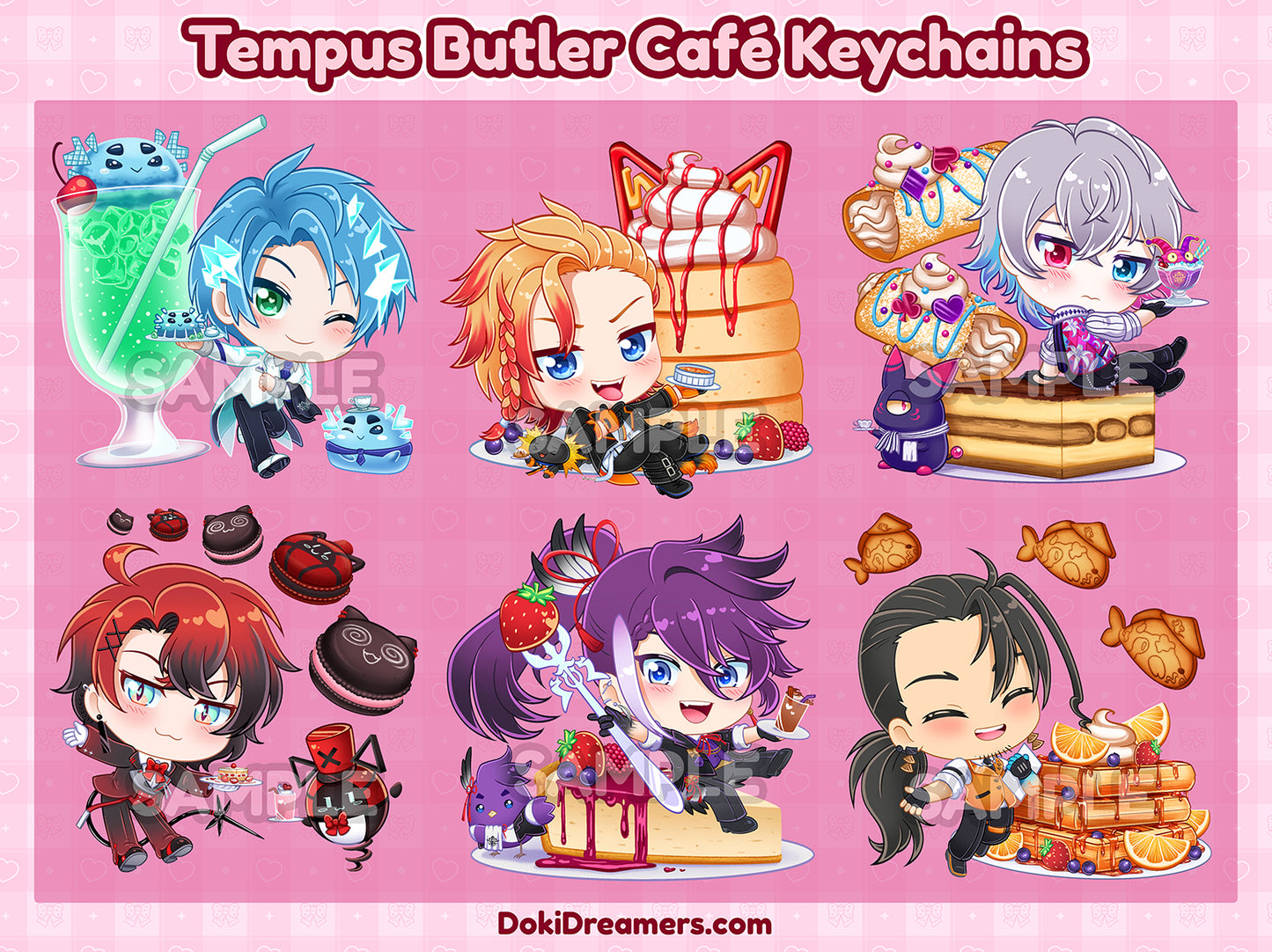 Tempus Butler Café Keychains