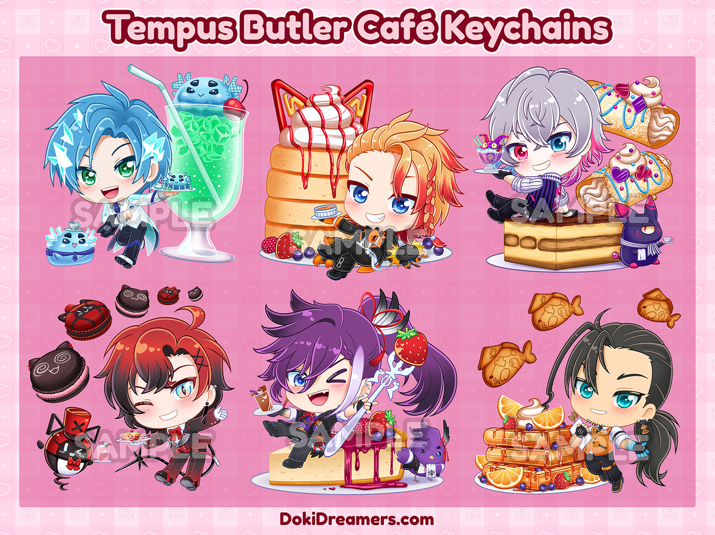 Tempus Butler Café Keychains